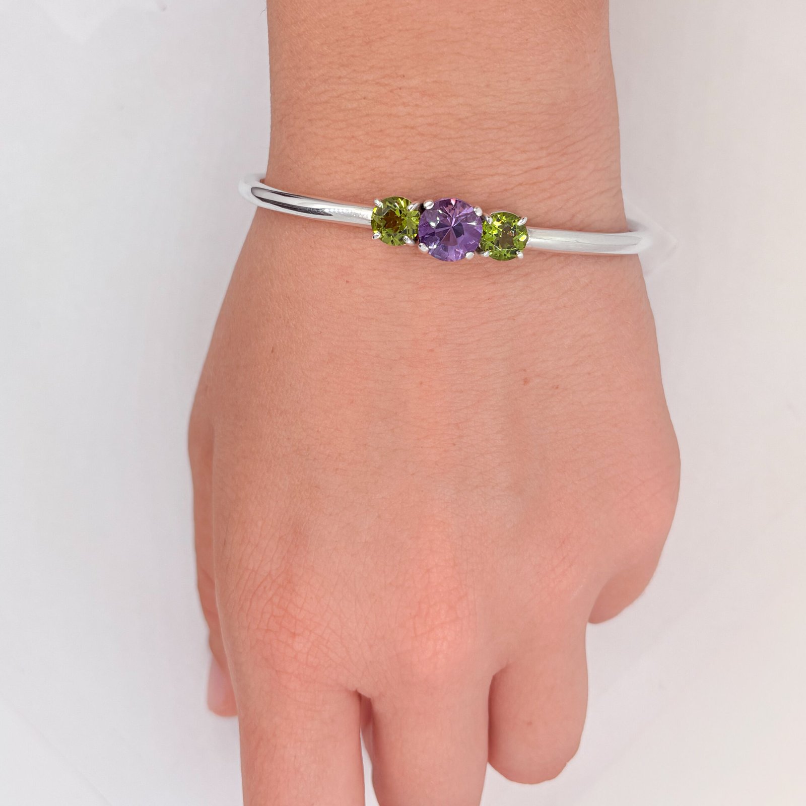 Armband - minimalistisch mit drei Steinen - Image 3