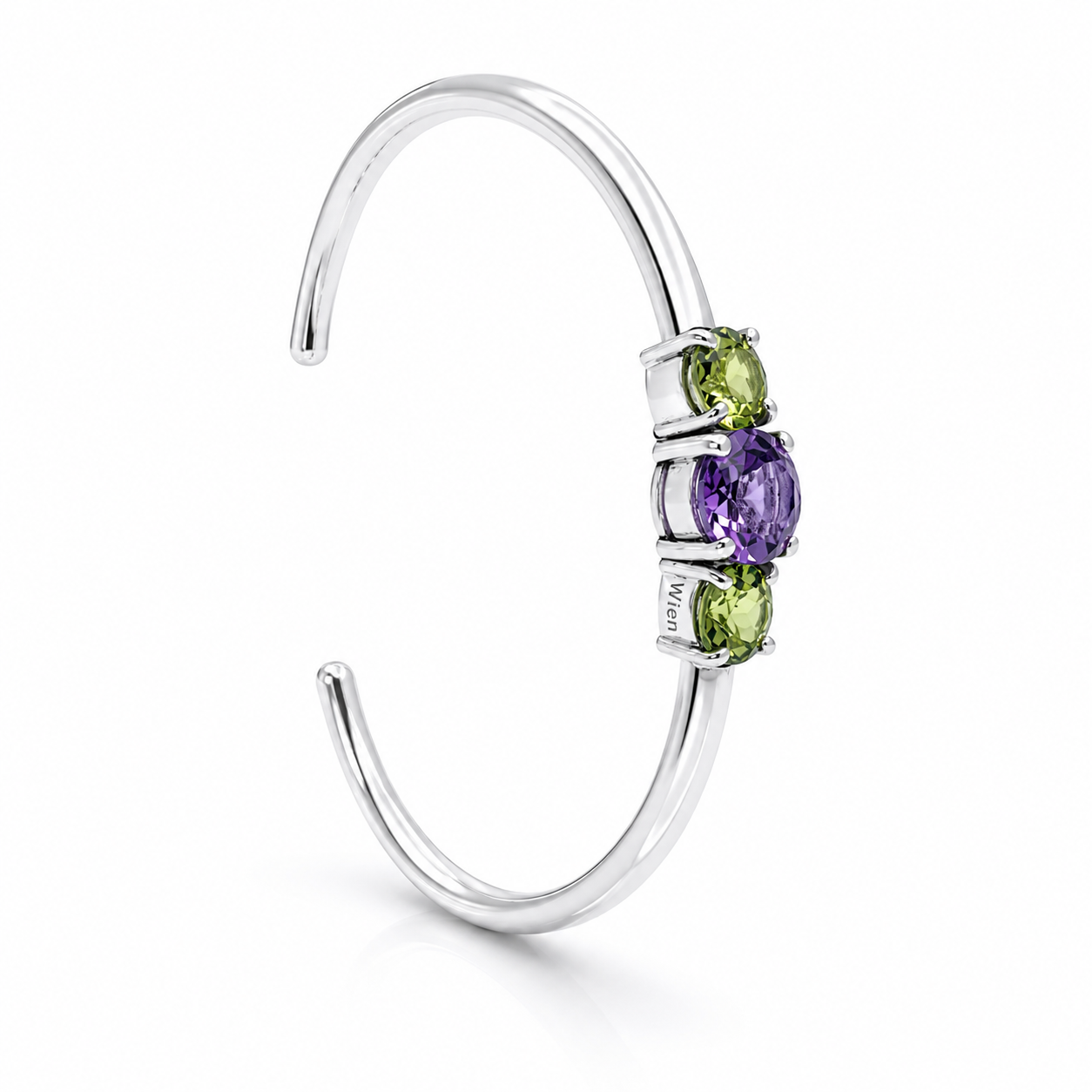 Armband - minimalistisch mit drei Steinen - Image 2
