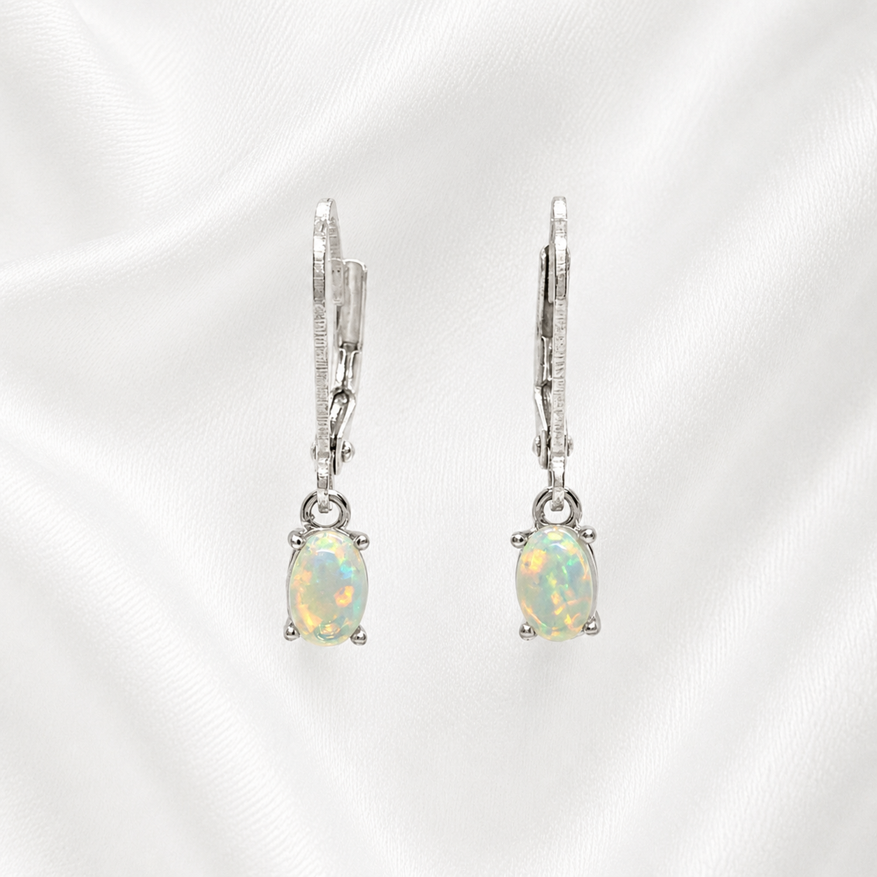 Silber-Schmuckset mit australischem Opal - Image 5