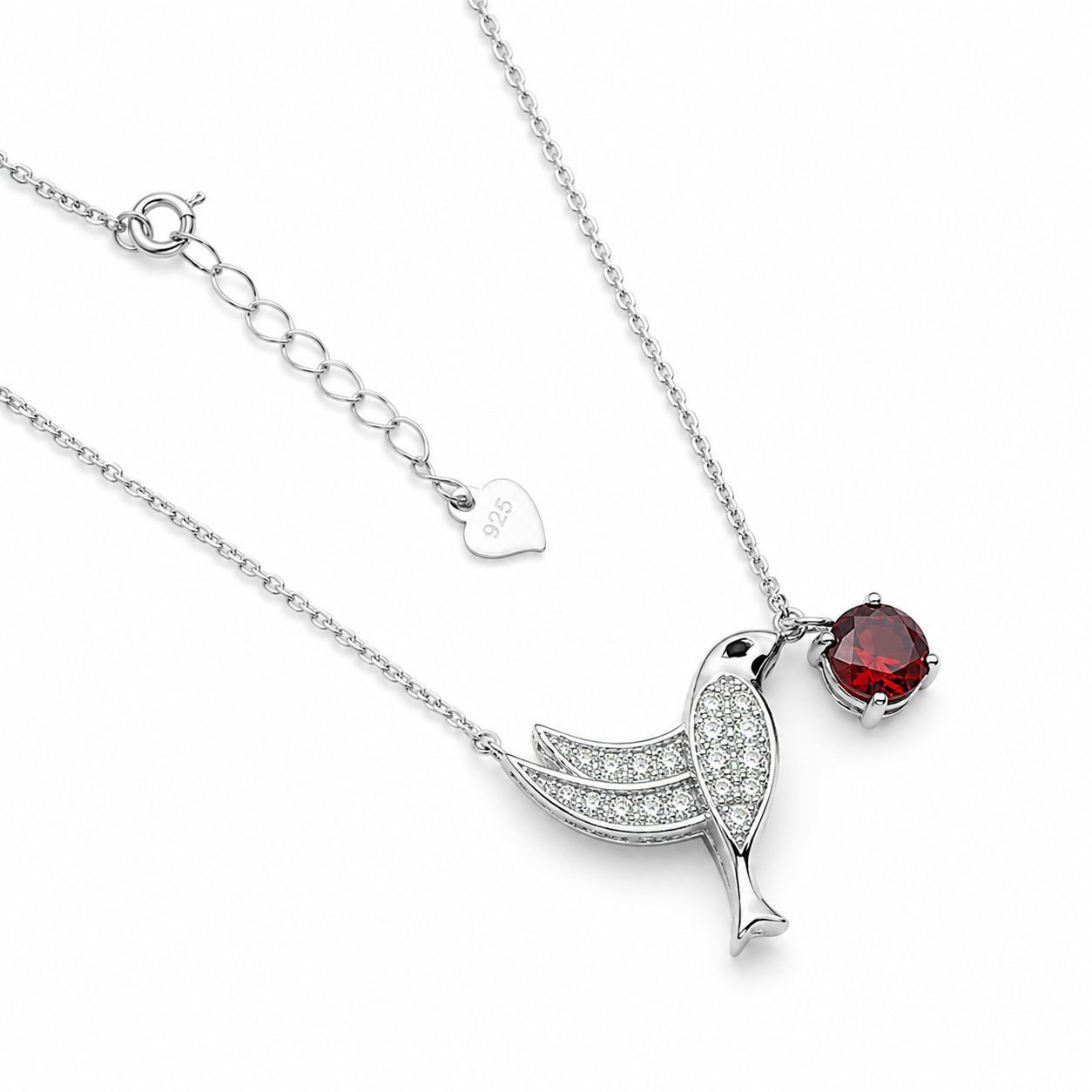 Anhänger Kolibri Granat - Image 2