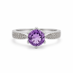 Ring - Solitär-Pavé