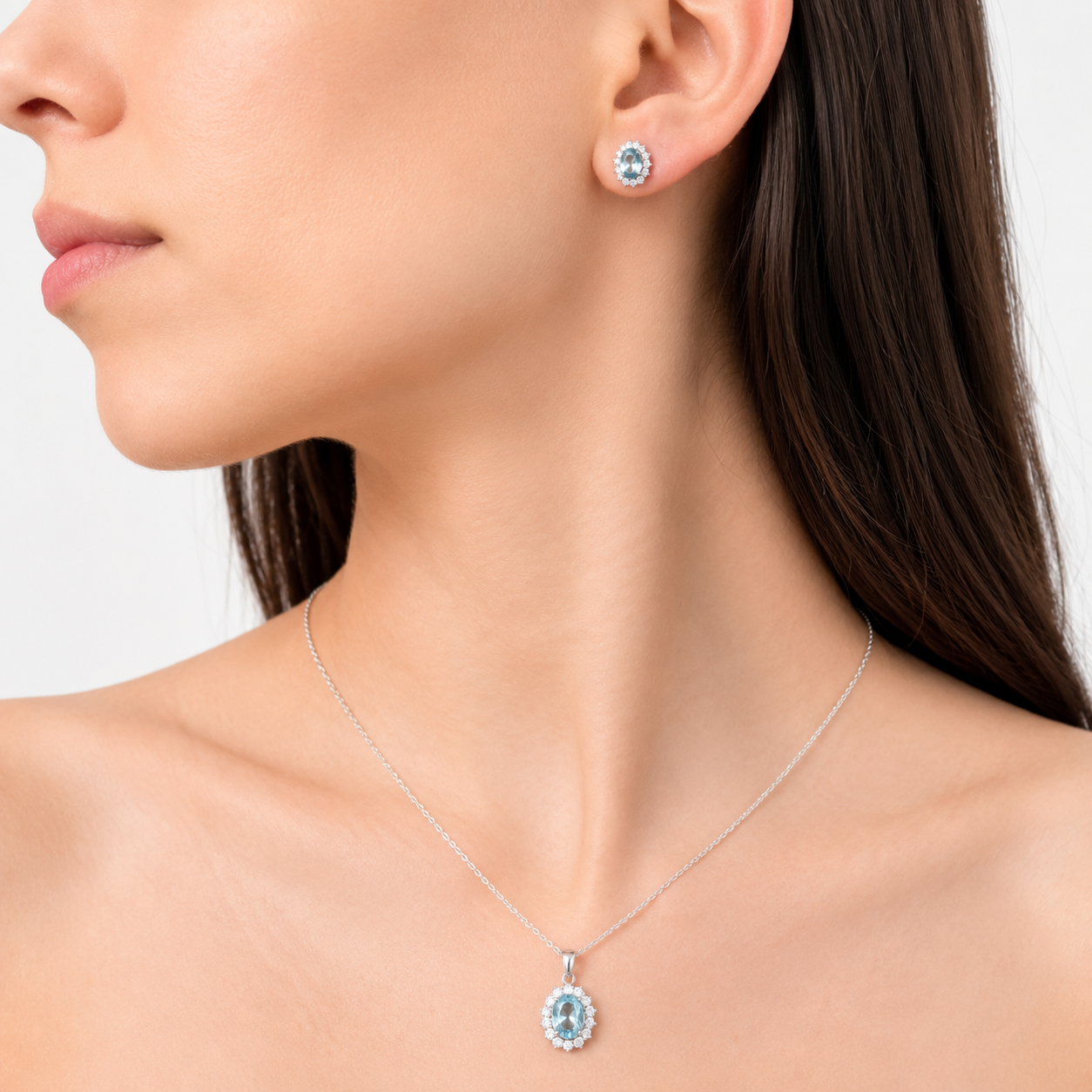 Schmuckset „Blauer Stern“