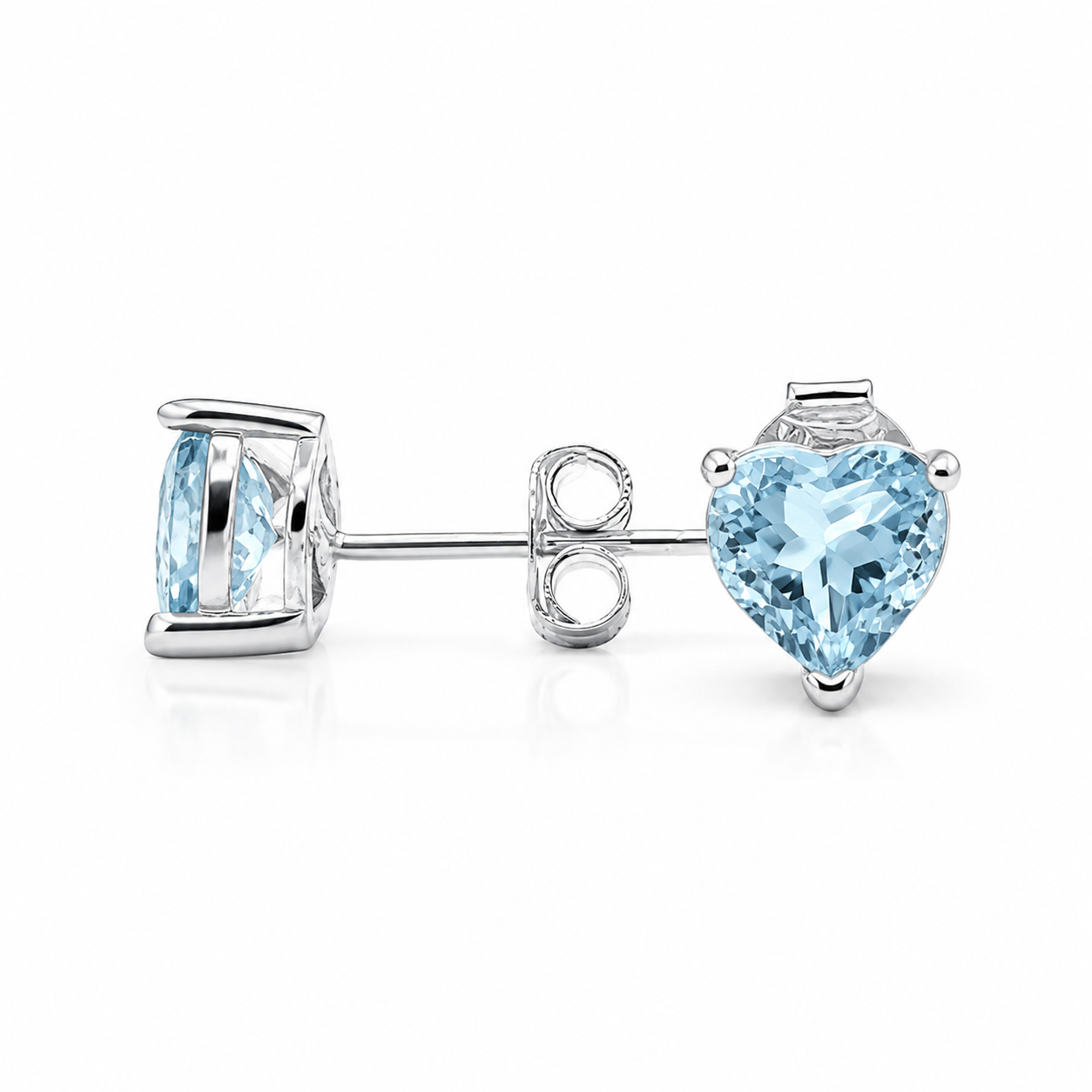 Silber-Schmuckset „Blaues Herz“ - Image 2