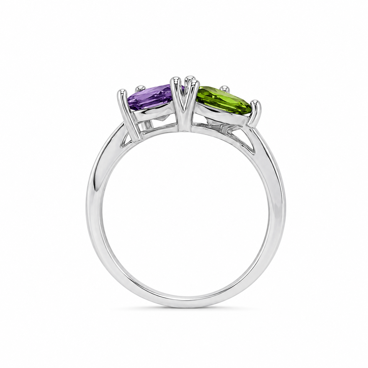 Amethyst and Peridot Ring - Image 2