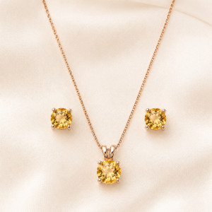 Set Citrin & Roségold