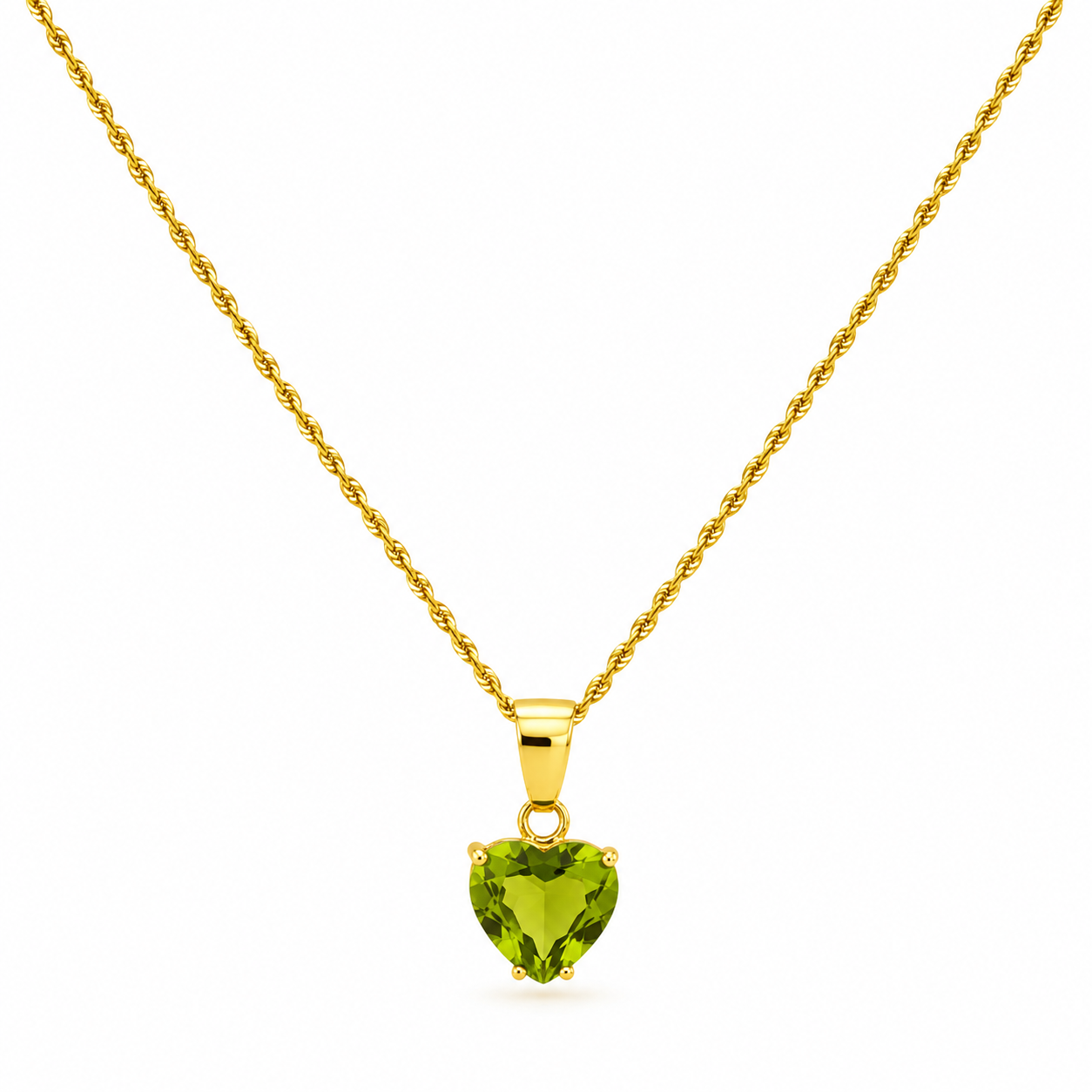 Set – minimalistisches Herz aus Gold - Image 3