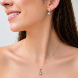 Schmuckset „Blauer Glanz“