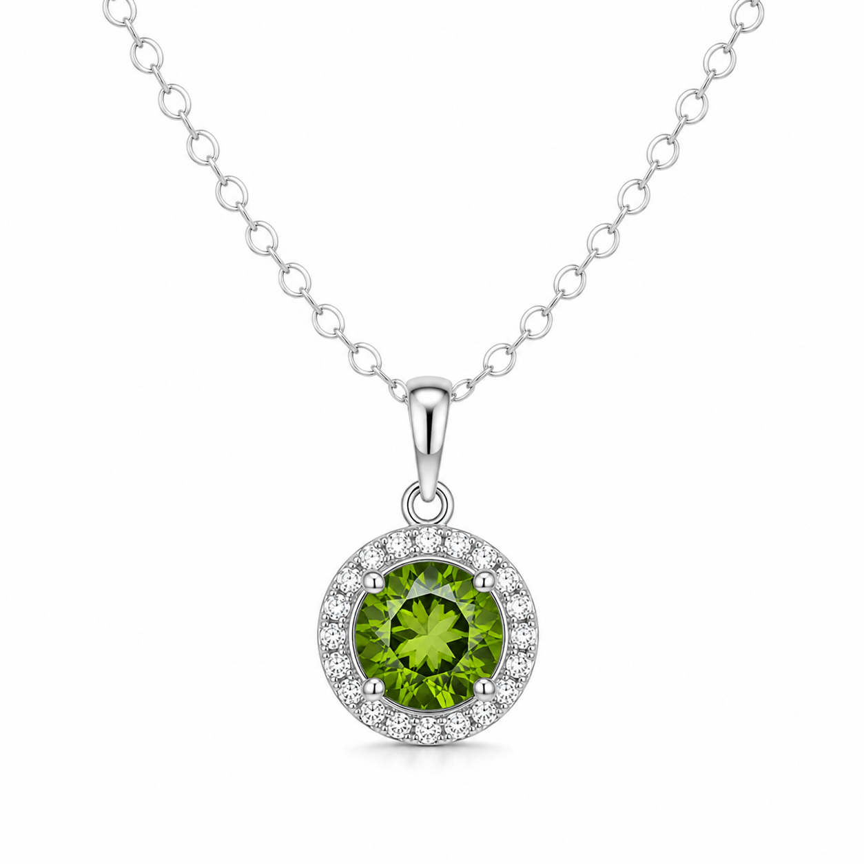 Set - Oliven mit Zirkonia-Halo - Image 2