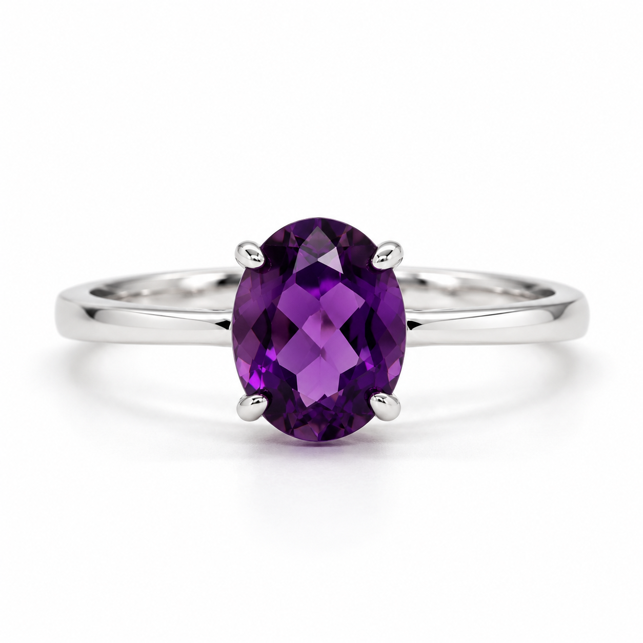 Ring mit ein solitary Oval