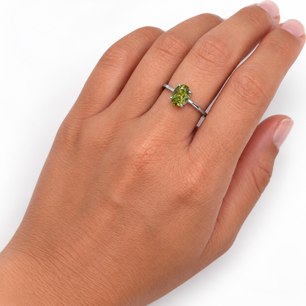 Ring - ovaler Solitär - Image 3