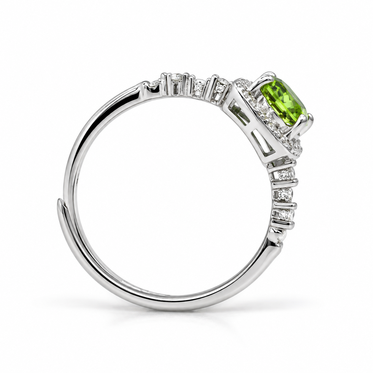 Ring Oval mit Halo - Image 2