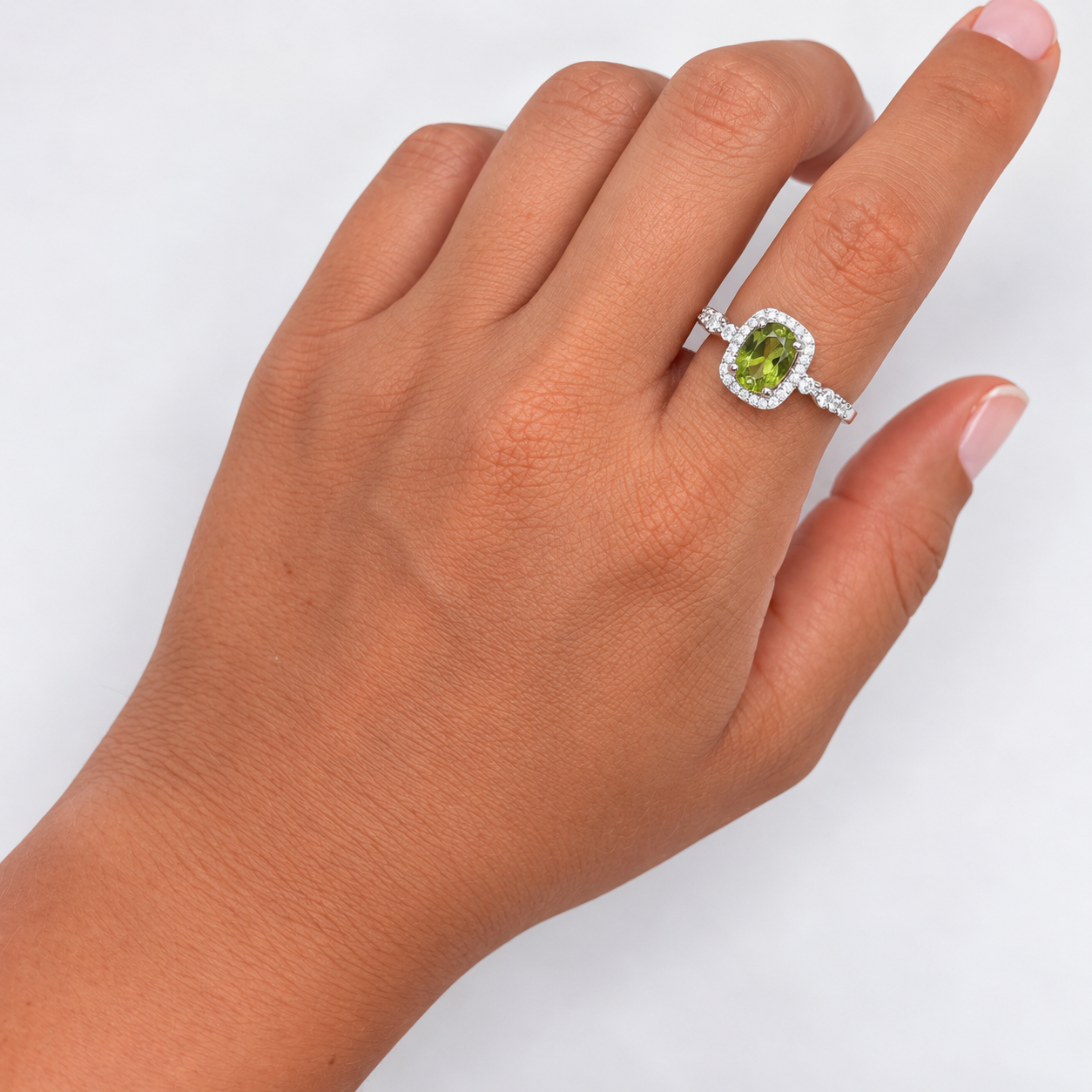 Ring Oval mit Halo - Image 3