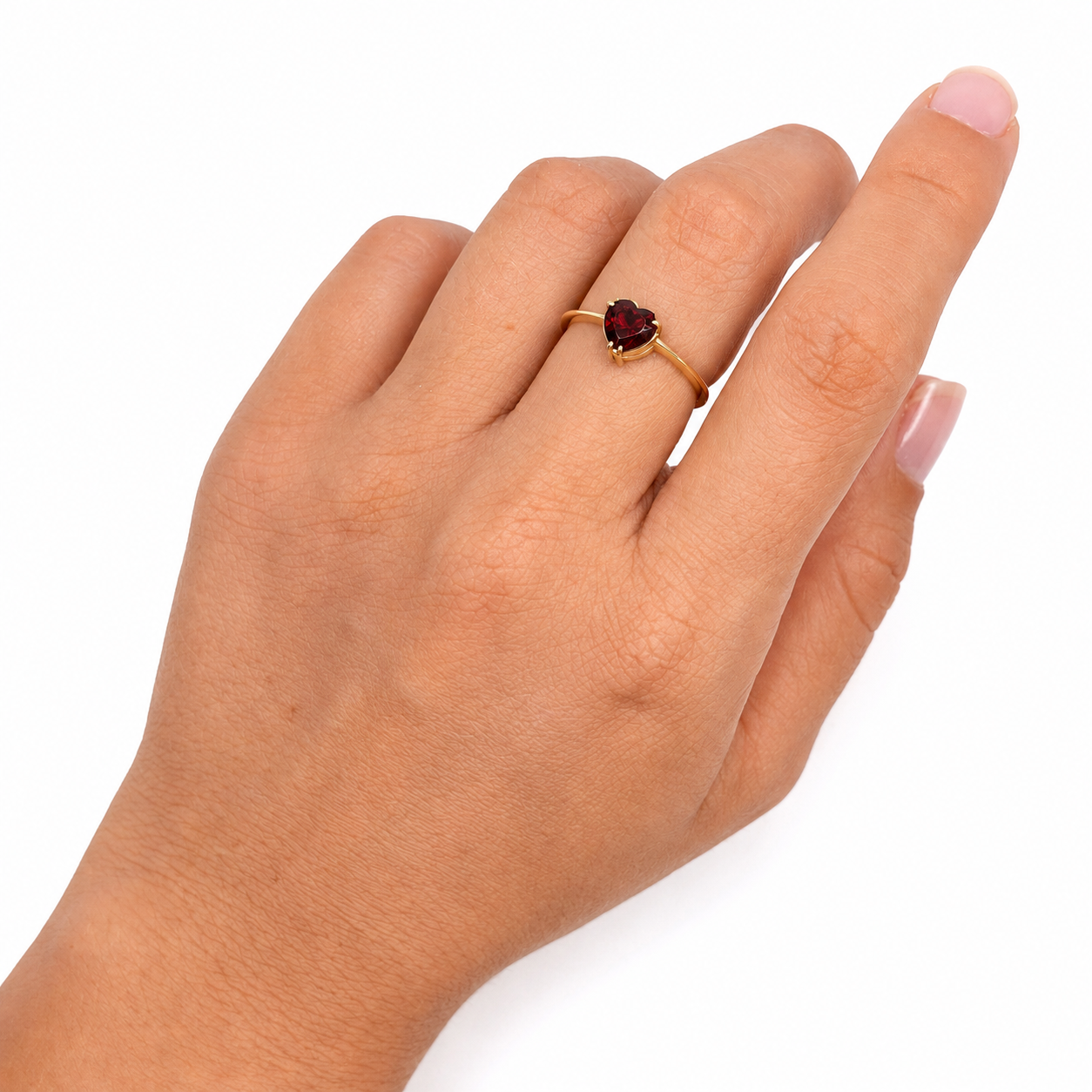 Ring 18K Gelbgold Solitär - Image 3