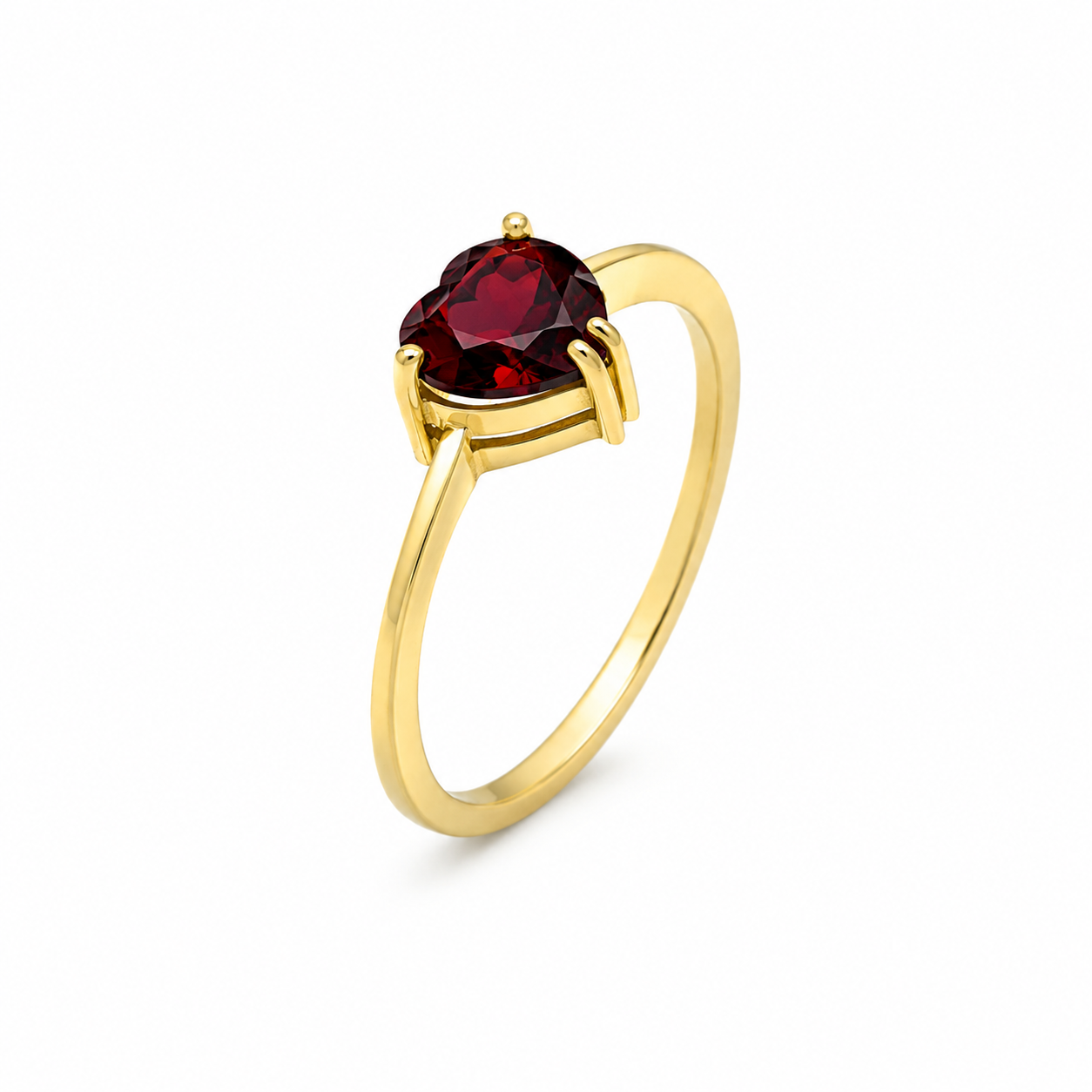 Ring 18K Gelbgold Solitär - Image 2