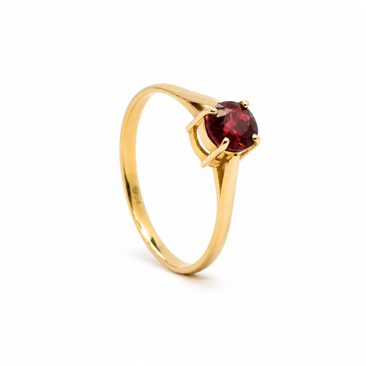 Ring Rund 6x6 Gelbgold