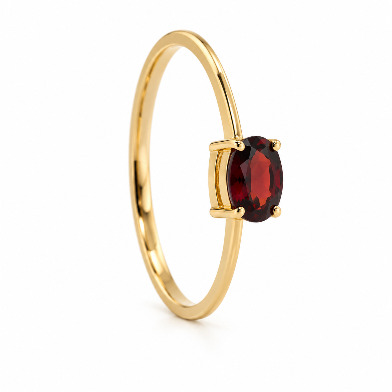 Ring Granat-Gold