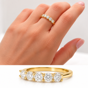 Cintillo mit lab grown diamonds