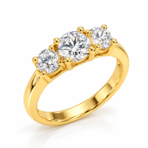 Ring 3 lab grown diamonds
