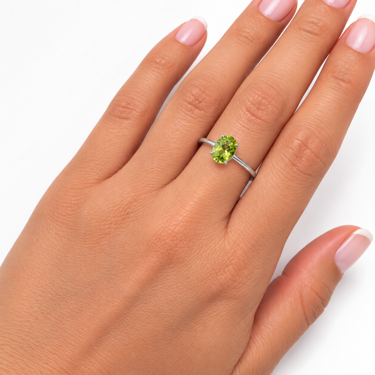 Ring Puristischer Peridot - Image 3